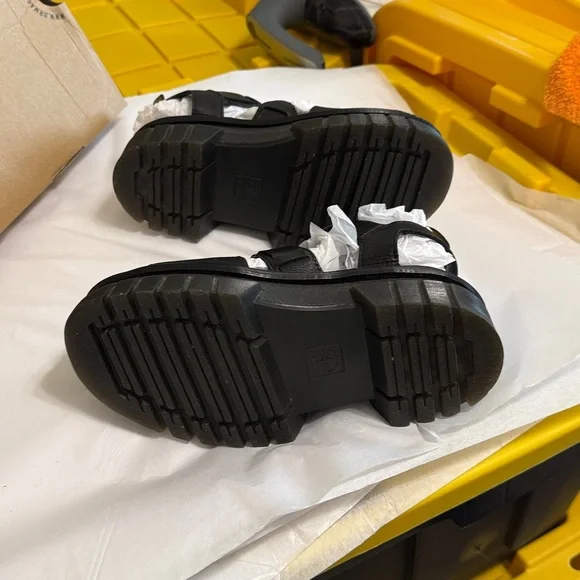 Dr. Martens Black Chunky Sandals - Picture 9 of 12